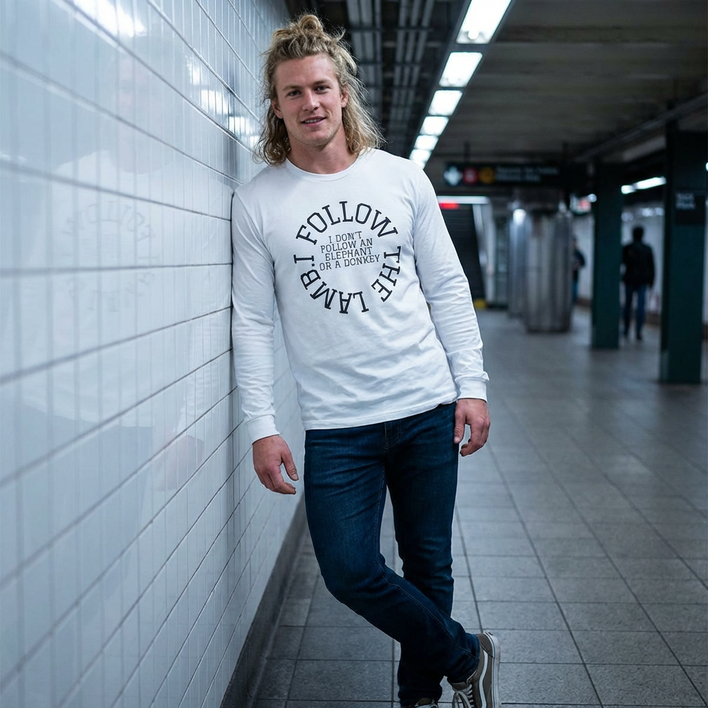 I Follow the Lamb Long Sleeve Tee