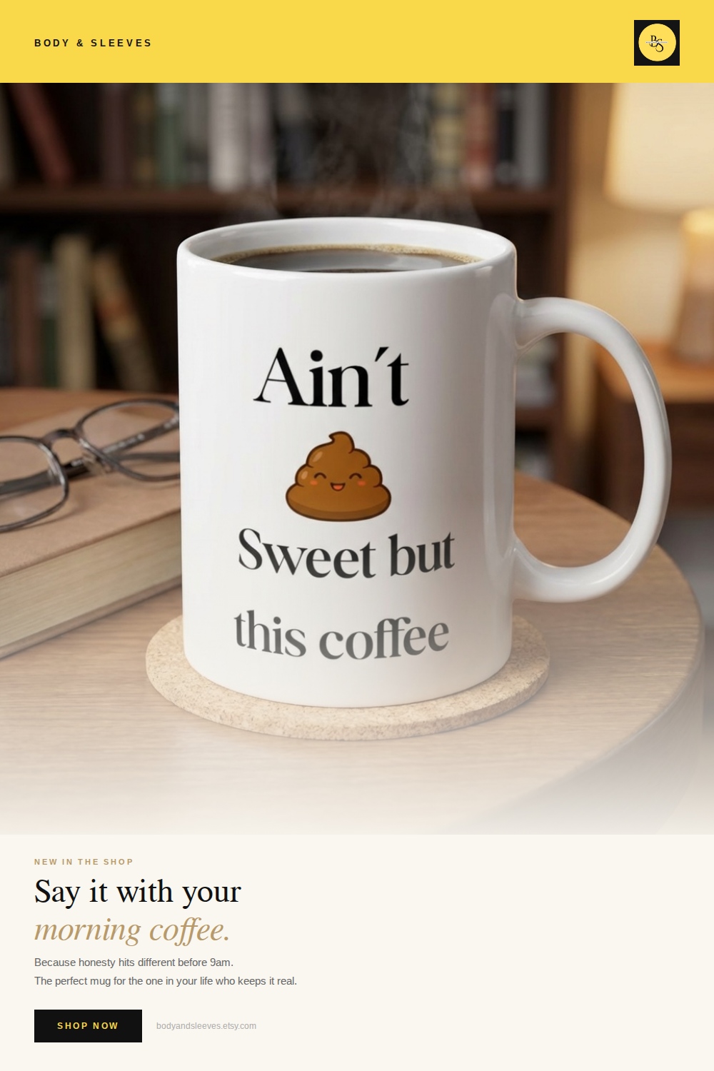 Ain't Sweet But This Coffee Mug | Ceramic Coffee Cup, 11oz or 15oz