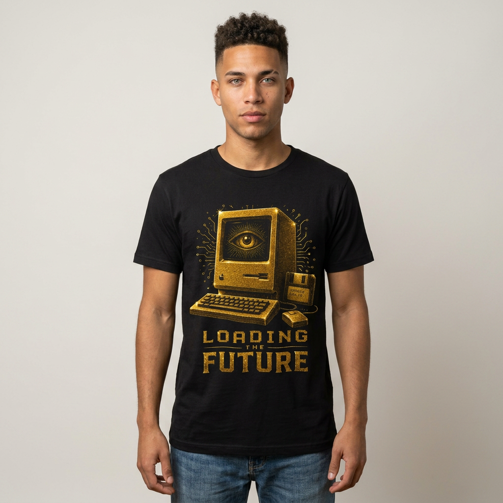 Loading The Future Gold Tee view 4
