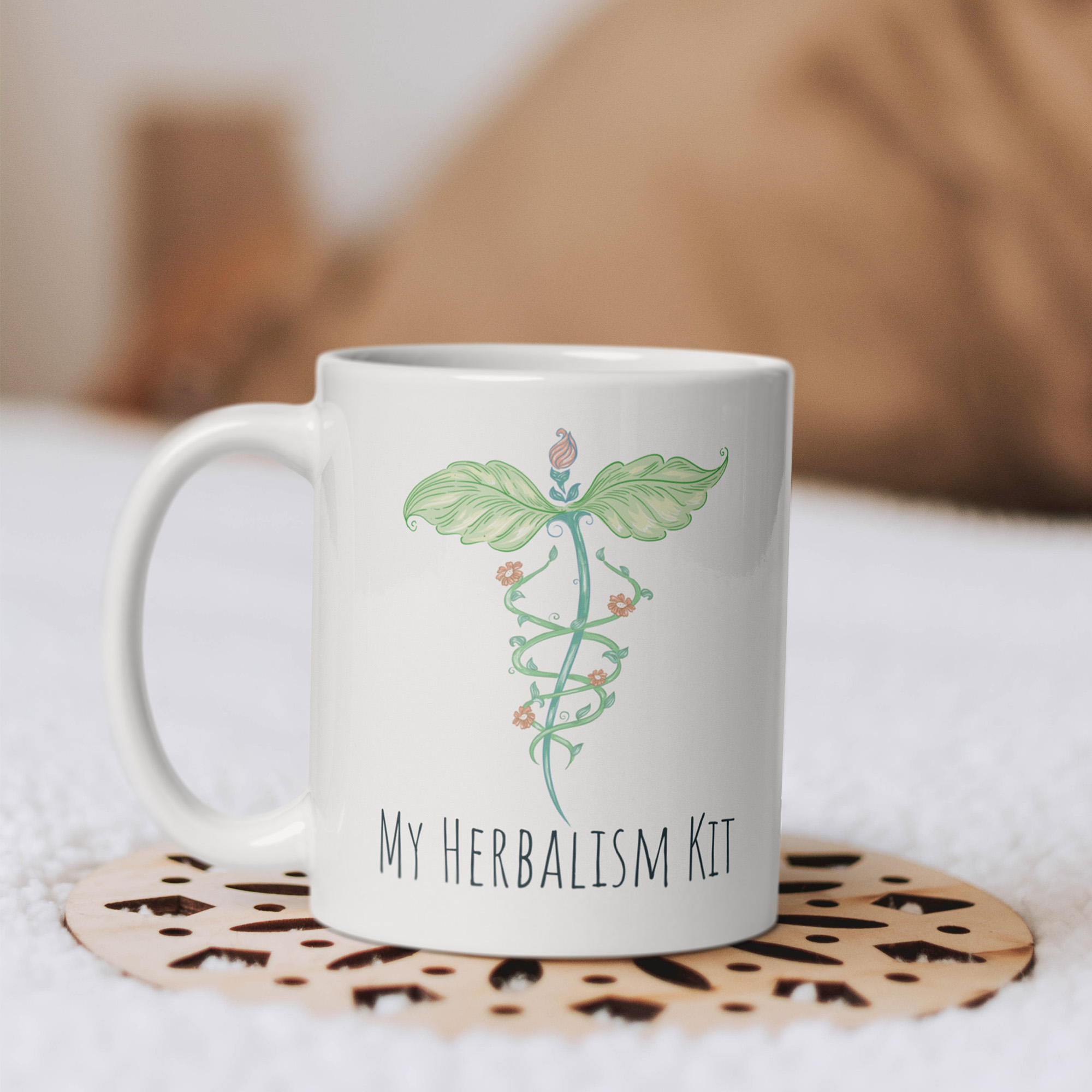 My Herbalism Kit Caduceus Mug | 5e Adventure D20 Mug | DnD Mug | Dungeons Dragon Gift | D&D Mug | Graphic Mug