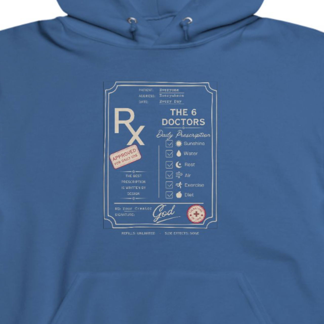 The Six Doctors Rx Pad Hoodie