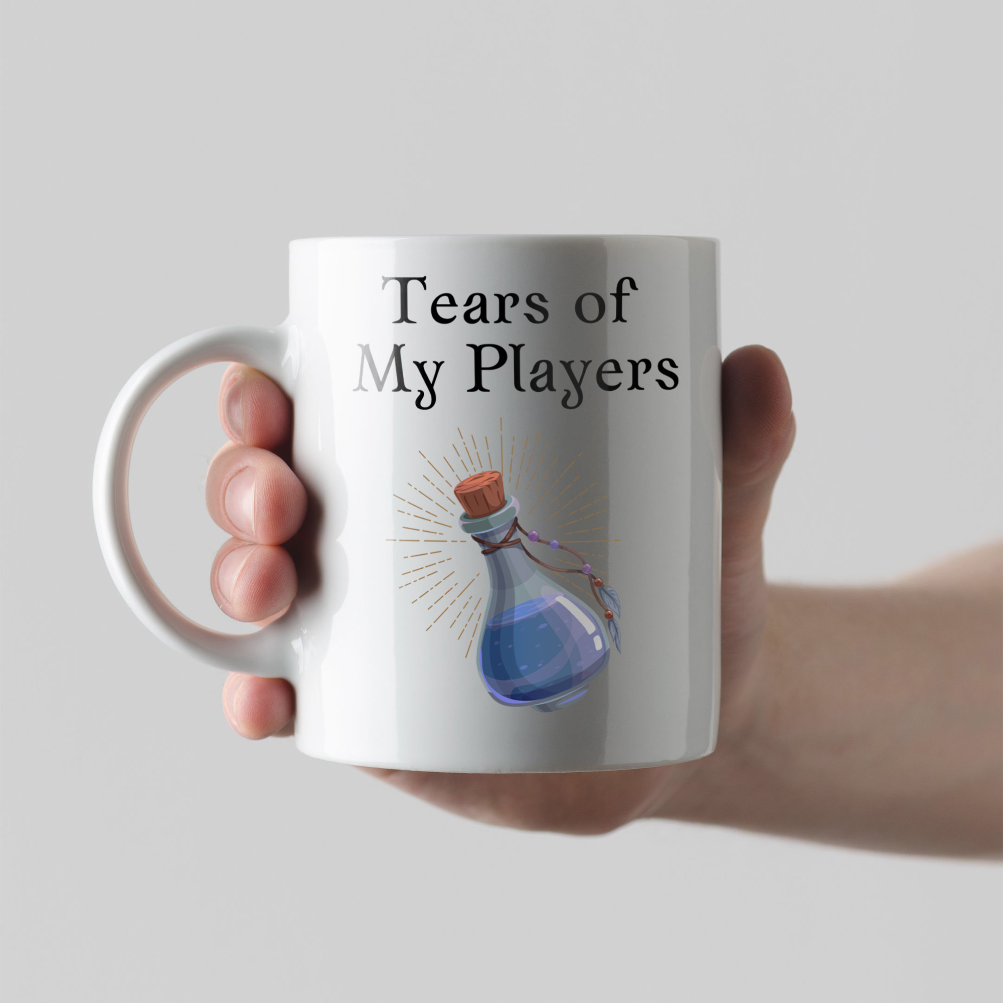 Tears Of My Players DM Mug | D20 Dice Mug | D20 Coffee Mug | Guess I'll Die | Natural 1 | Dm Gifts