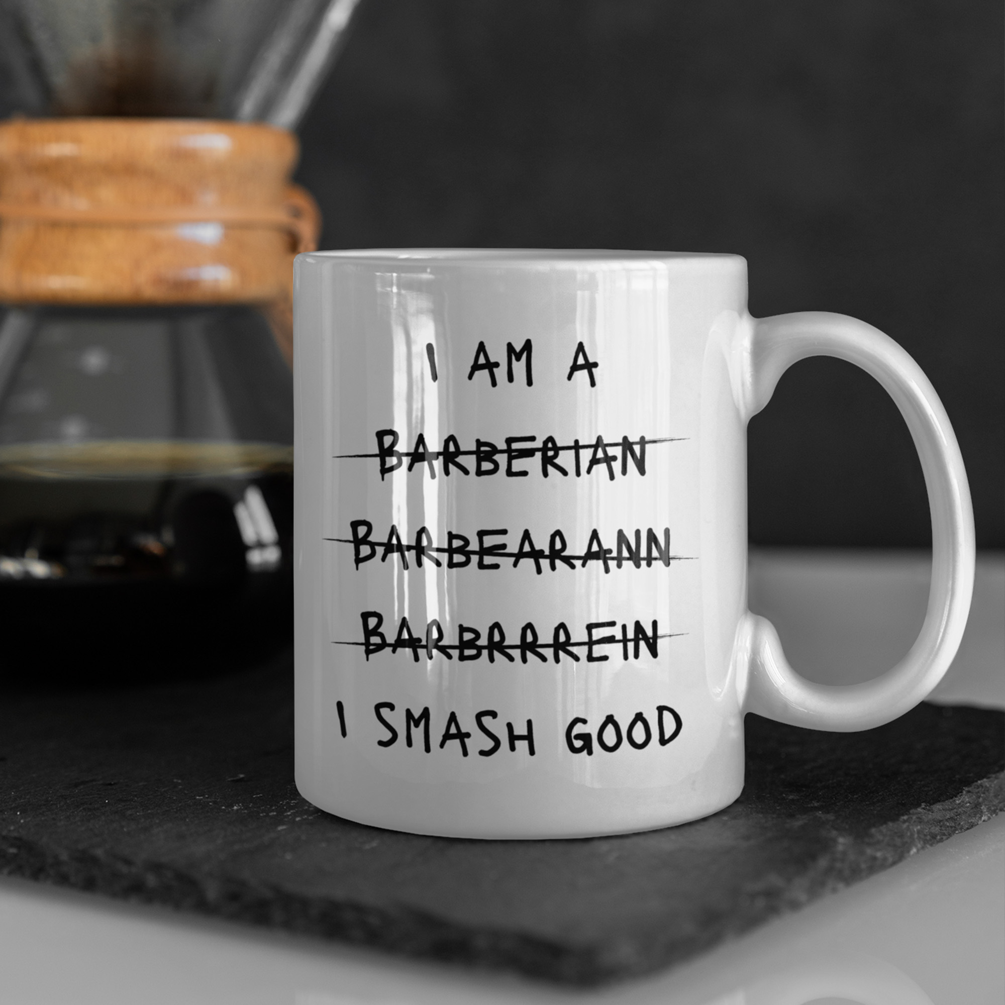 I am a Barbarian Mug | Dungeons and Dragons Mug | RPG D&D gifts | Tabletop Game Accessories | Nerdy Gift for Men | DnD Humor image 2