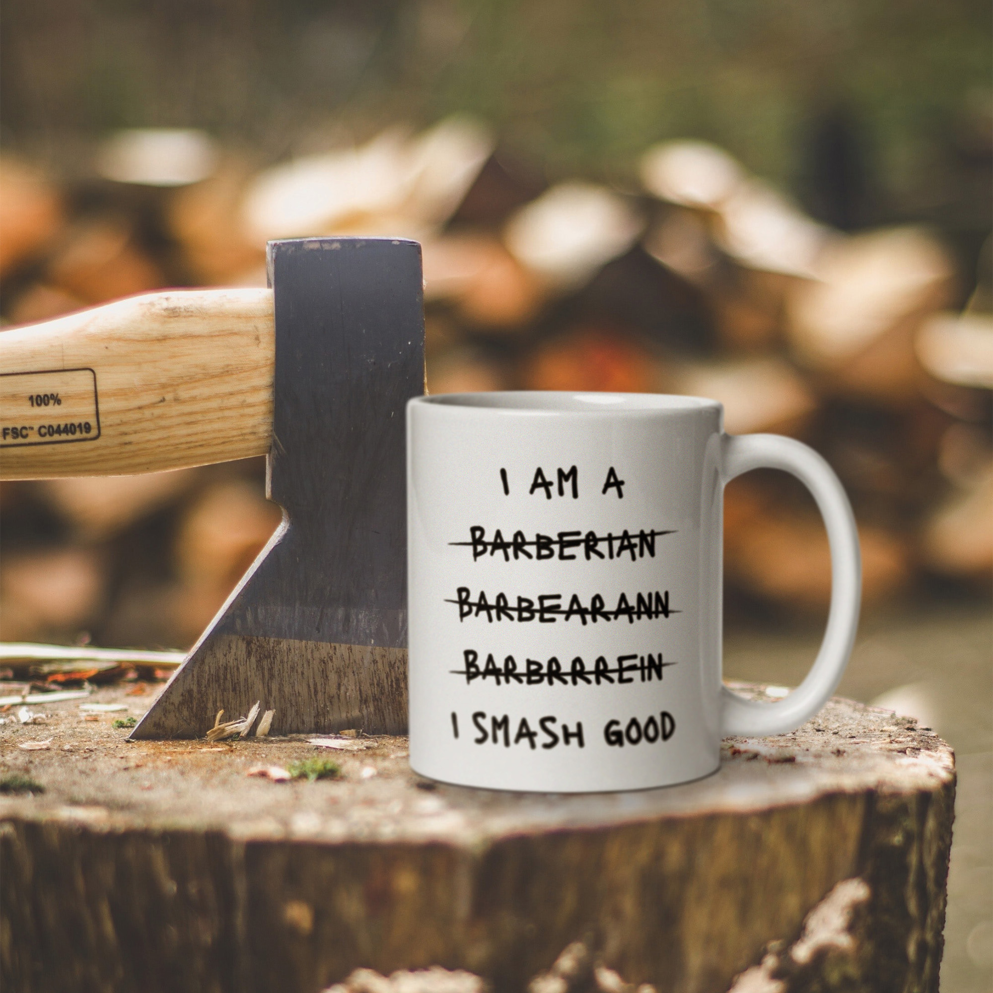 I am a Barbarian Mug | Dungeons and Dragons Mug | RPG D&D gifts | Tabletop Game Accessories | Nerdy Gift for Men | DnD Humor