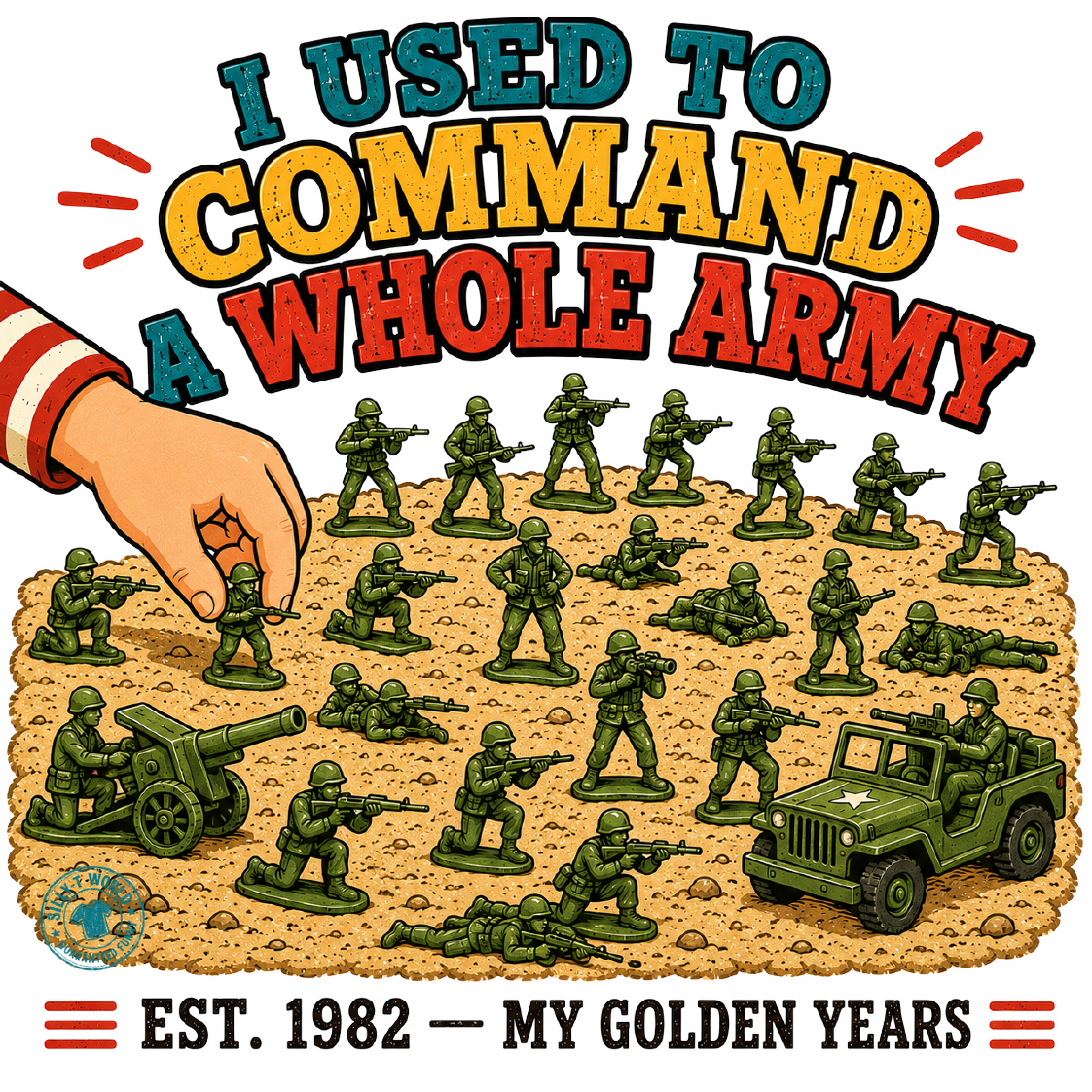 I Used to Command a Whole Army Funny Retro T-Shirt
