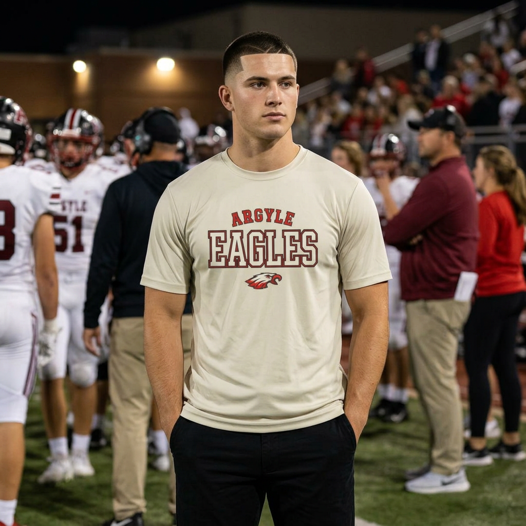 Argyle Eagles Performance Tee — Moisture-Wicking School Spirit Shirt