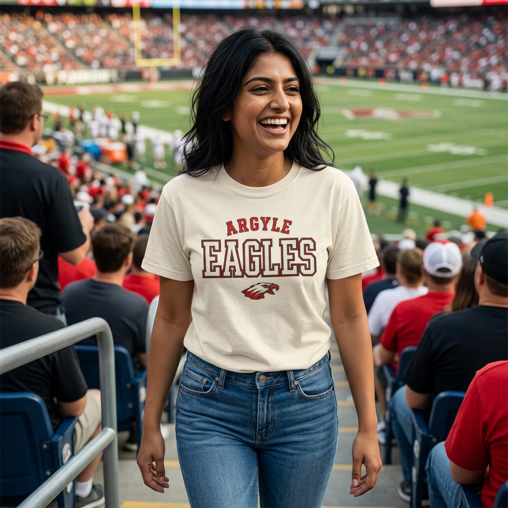 Argyle Eagles Vintage Athletic T-Shirt — School Spirit Tee