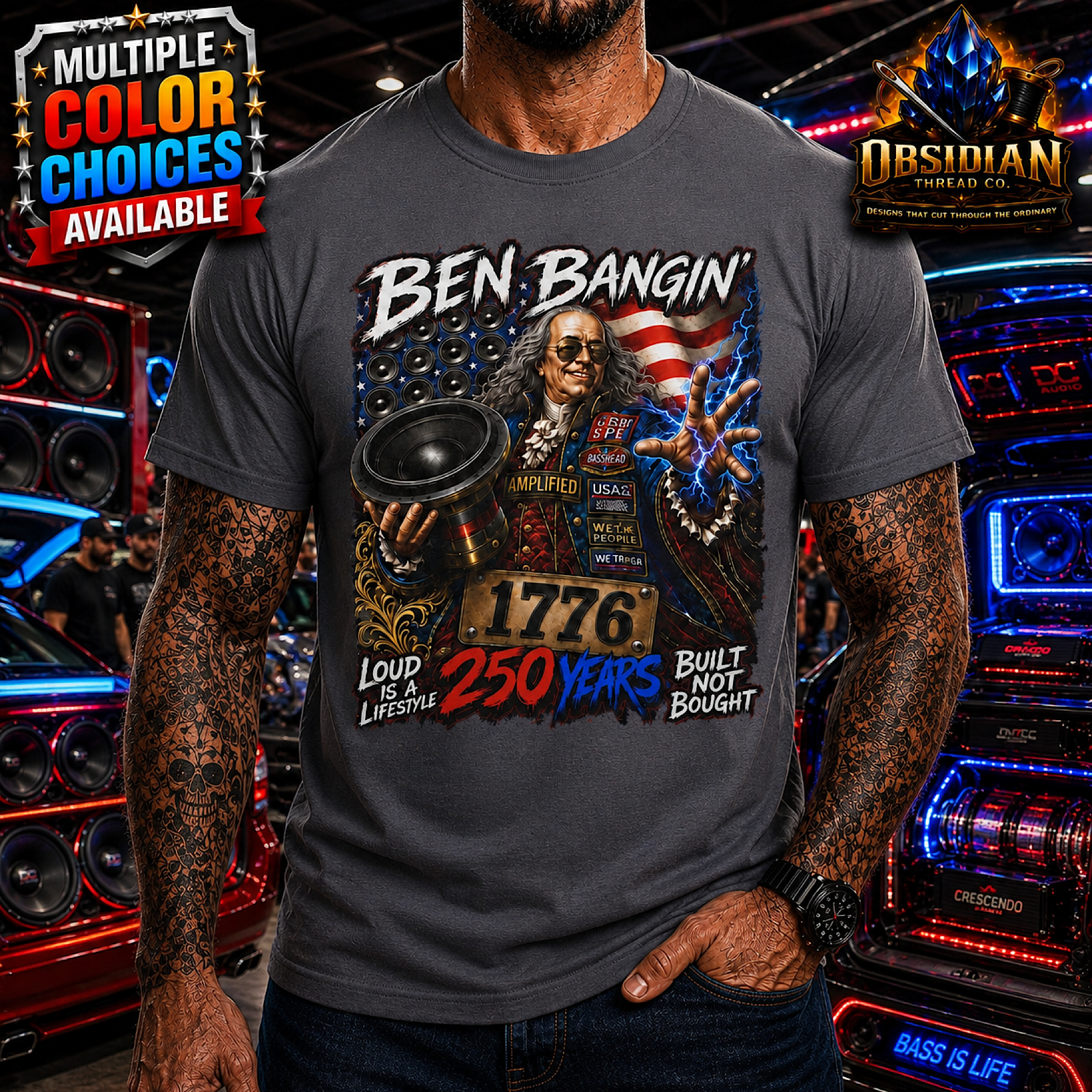 Ben Bangin Basshead Car Audio Subwoofer Loud Lifestyle T-Shirt product preview