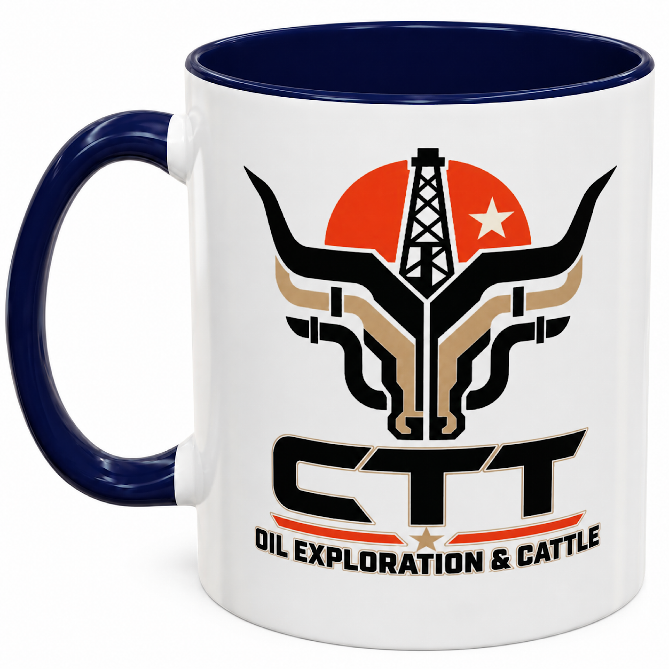CTT Oil Exploration &amp; Cattle M-Tex Mug Texas Landman Cowboy Coffee Cup Gift product preview