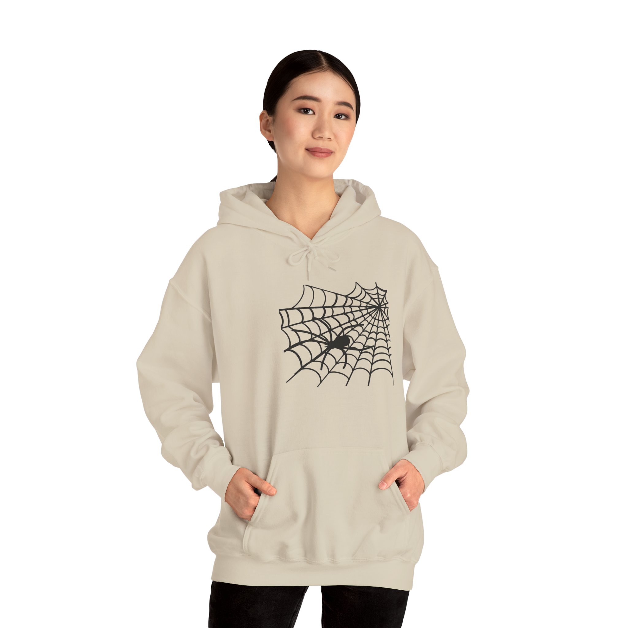 Black Spider and Web Hoodie - view 3