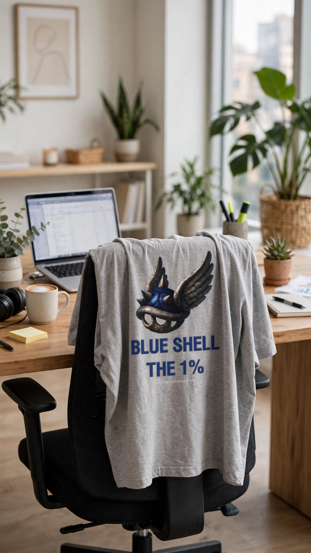 Blue Shell the 1% Unisex Softstyle T-Shirt, Humor, Political – Cardinal Red, M
