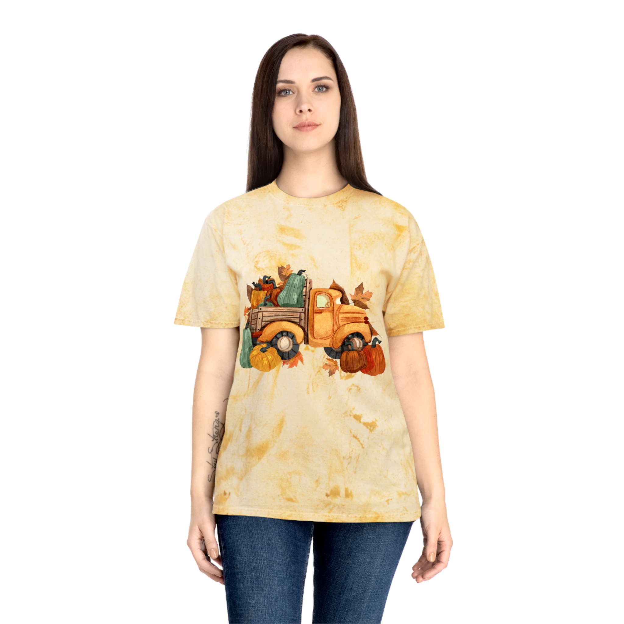 Vintage Pumpkin Truck T-Shirt - view 2
