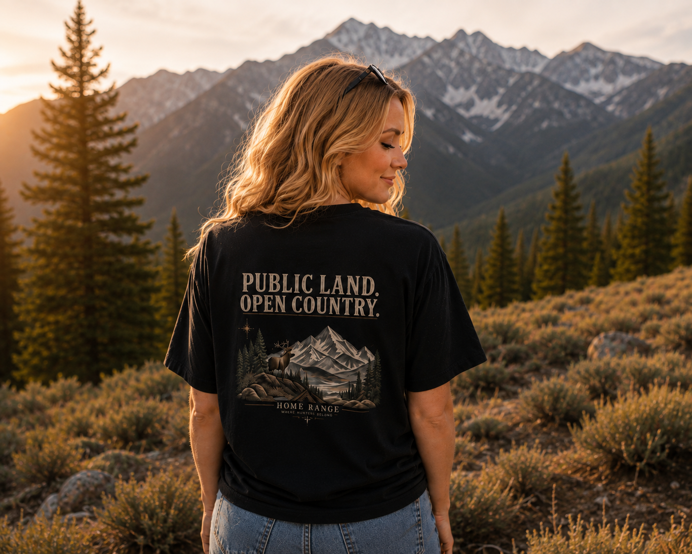 Public Land. Open Country. Women's Boxy Tee