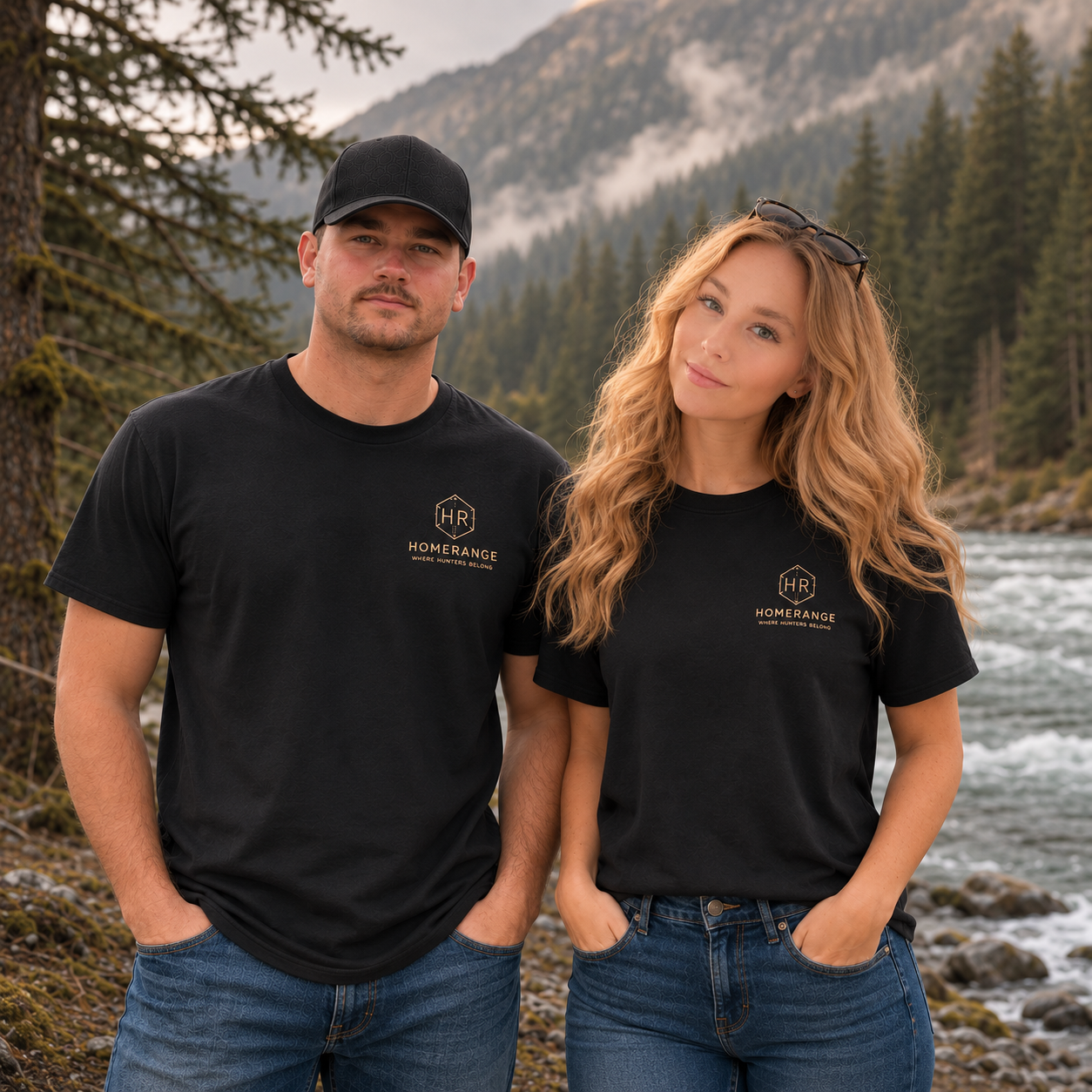 HomeRange Public Land Tee | Unisex Black