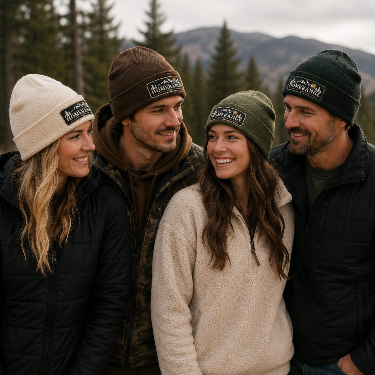 Home Range Mountain Cuff Beanie | Embroidered 