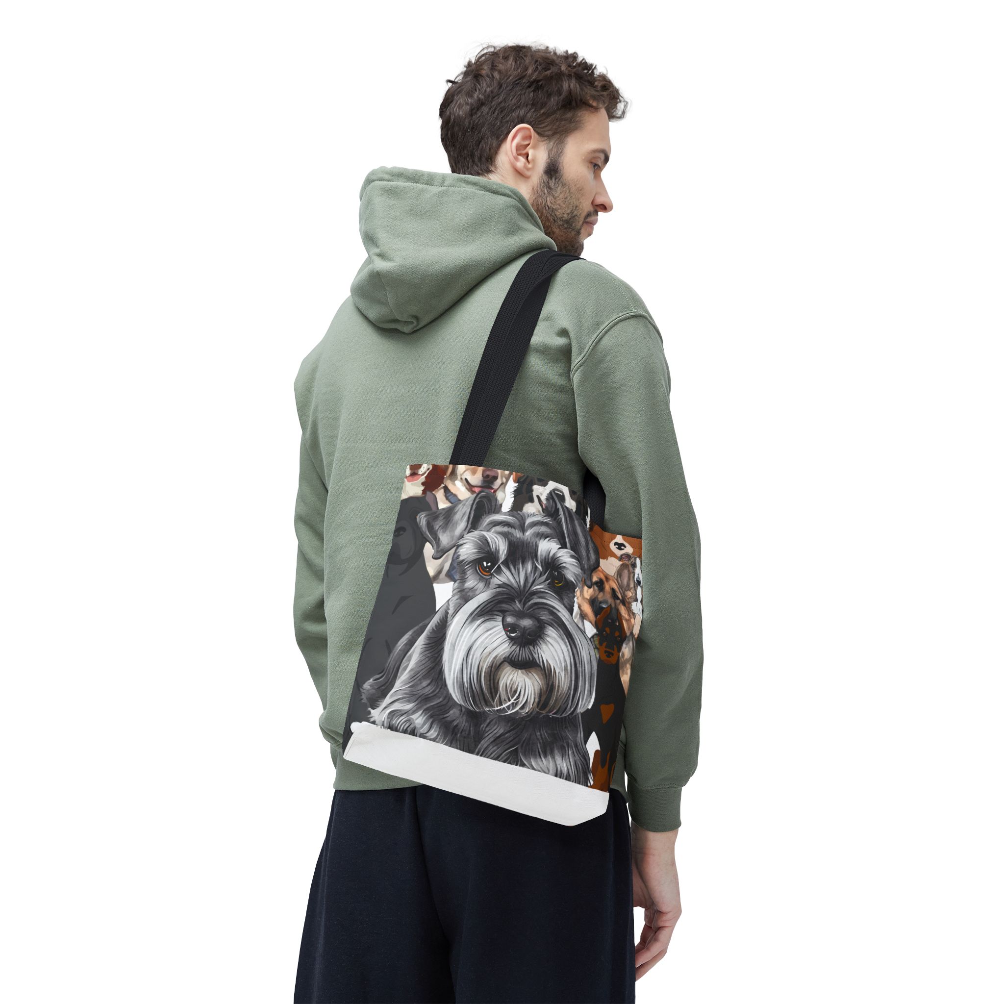 Schnauzer Pattern Tote Bag - view 4