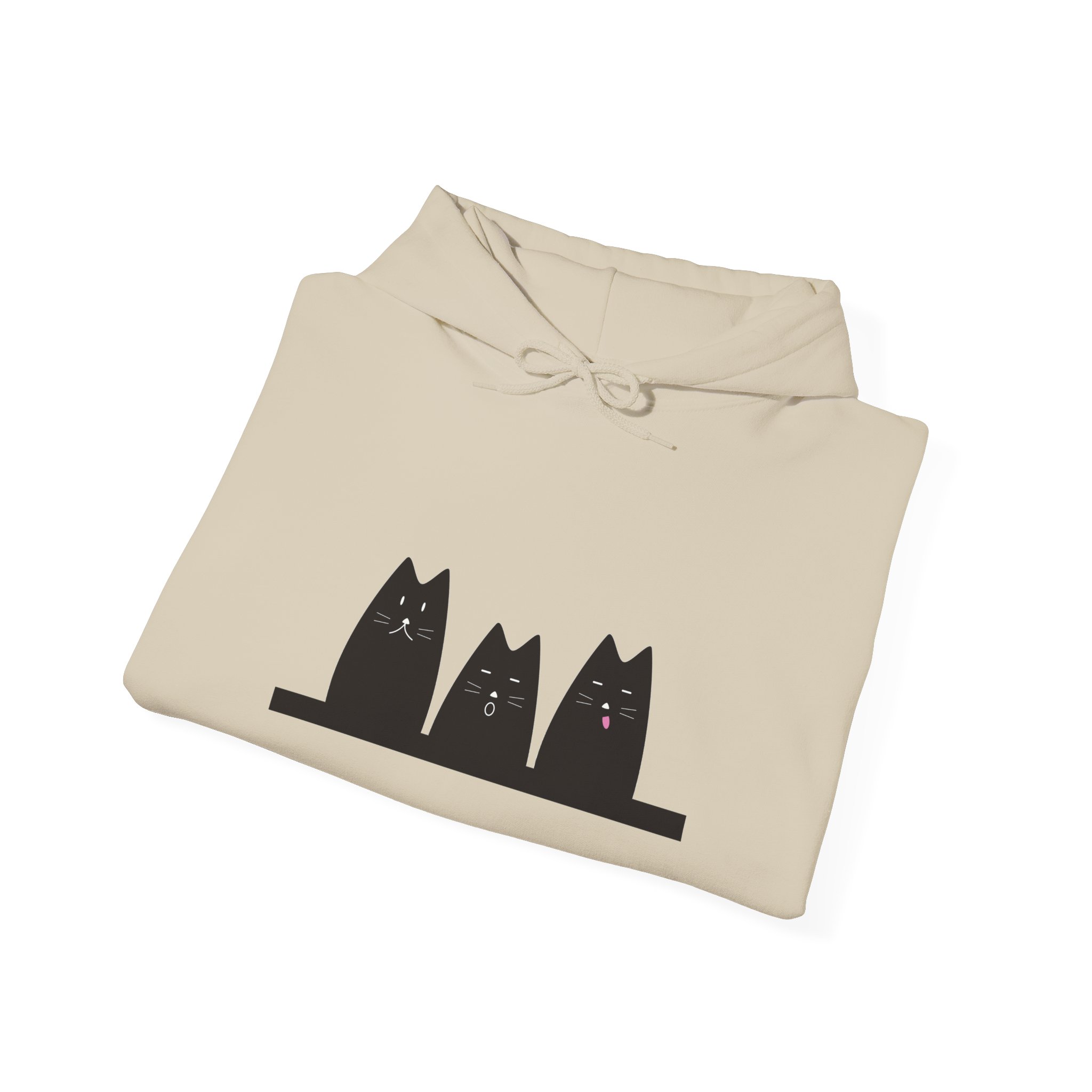 Black Cat Trio hoodie - view 4
