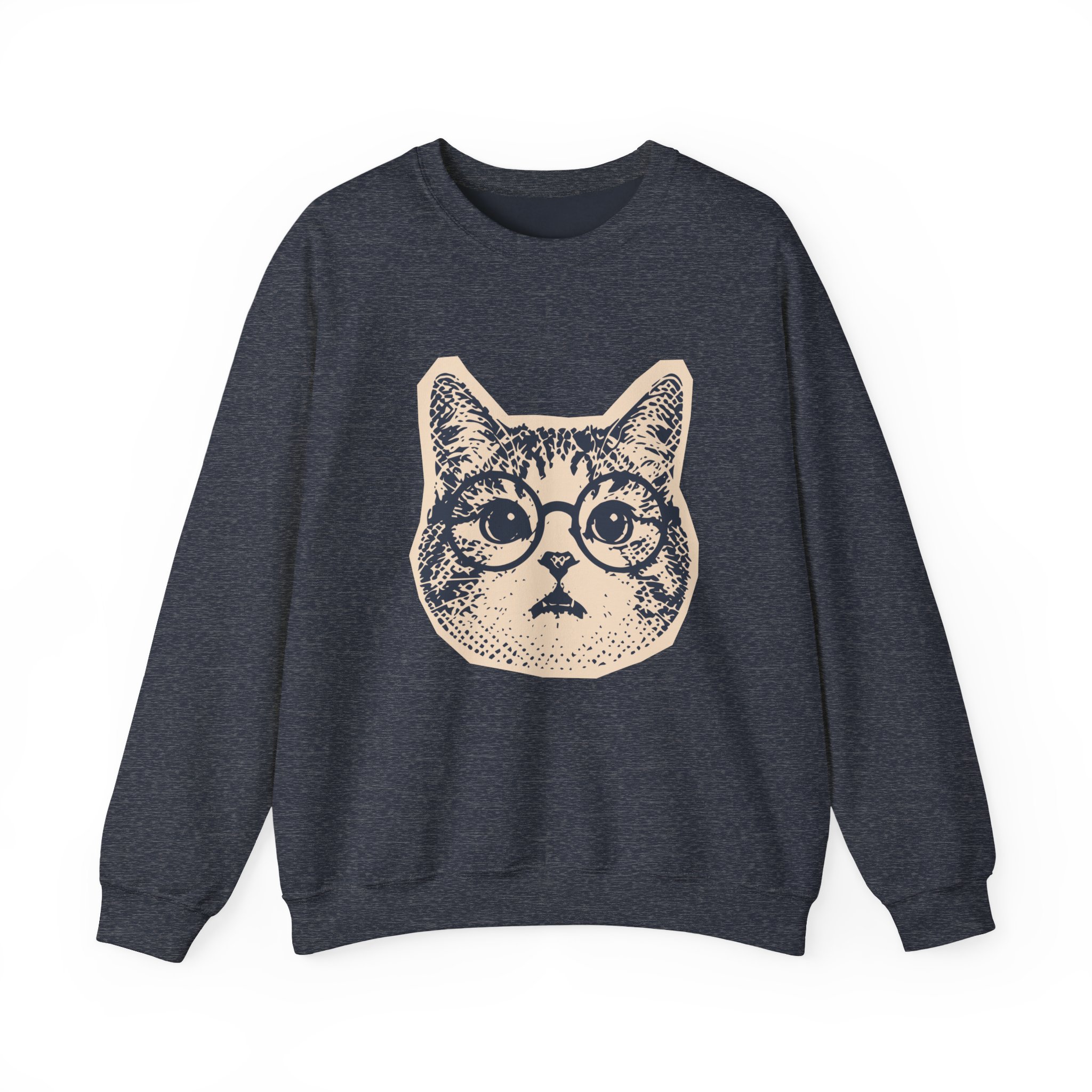 Vintage Cat with Glasses sweatshirt - view 4