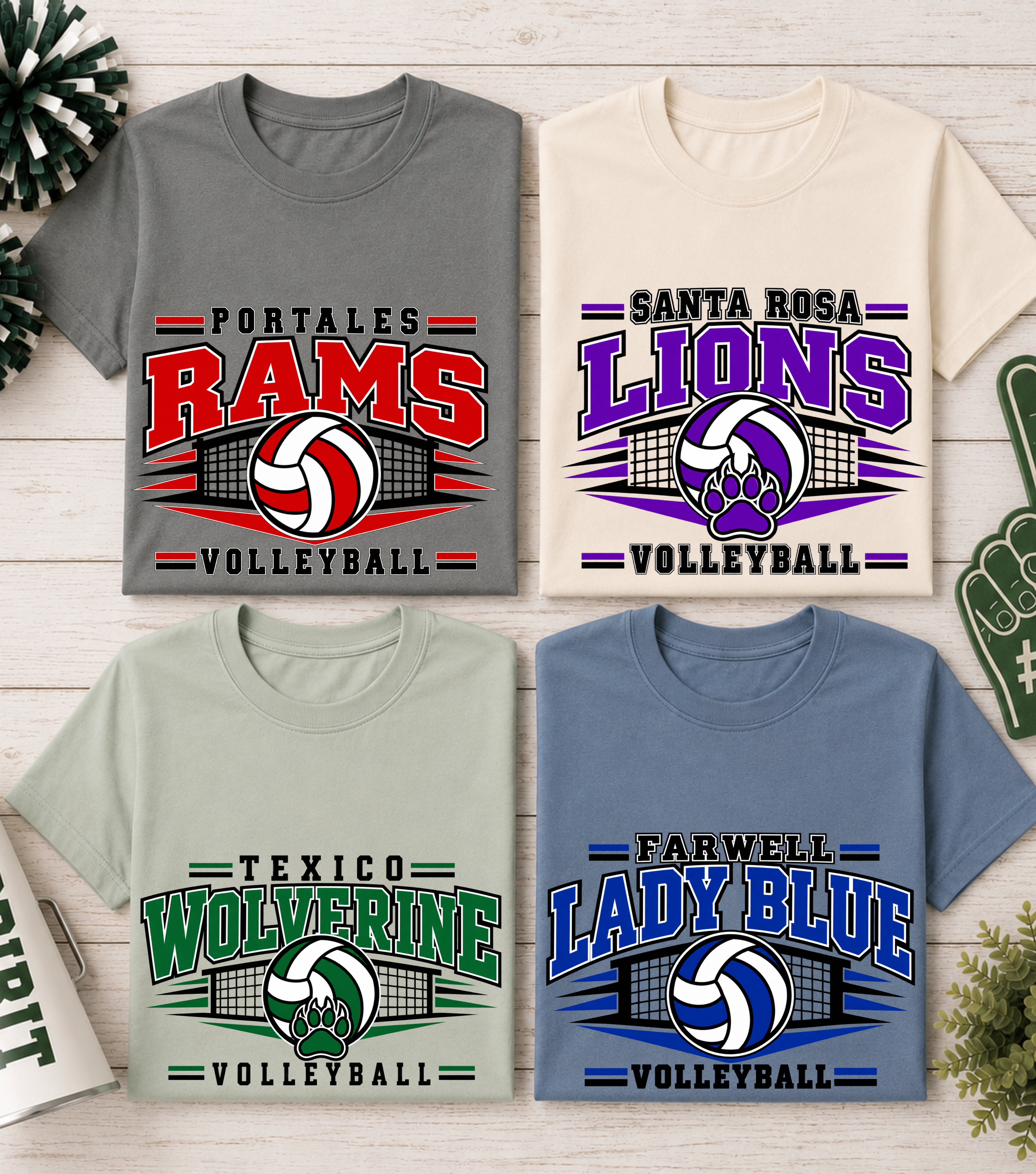 Custom Volleyball Tee product thumbnail image