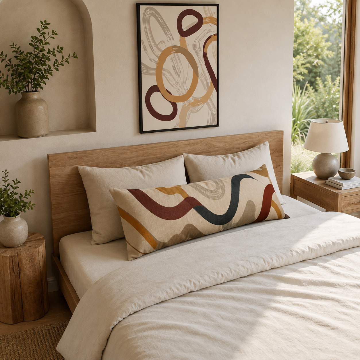 Abstract Boho Wall Art mockup 2