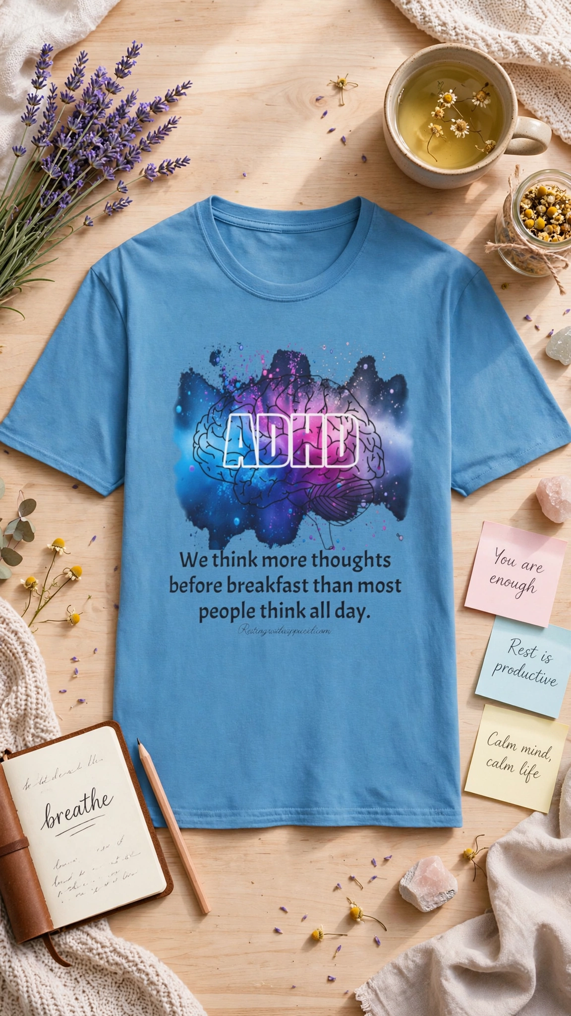 Attention Deficit Awareness T-Shirt, ADHD, Neurodivergent Graphic Tee, Mental Health