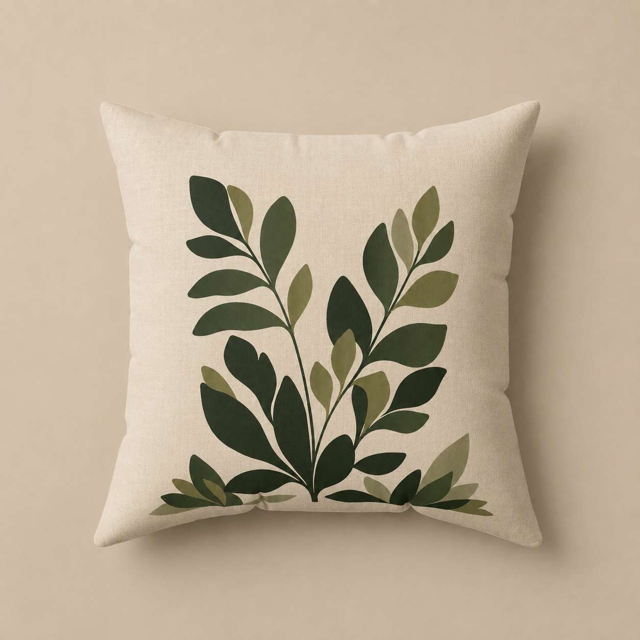 Abstract Mountain Landscape Pillow mockup 2