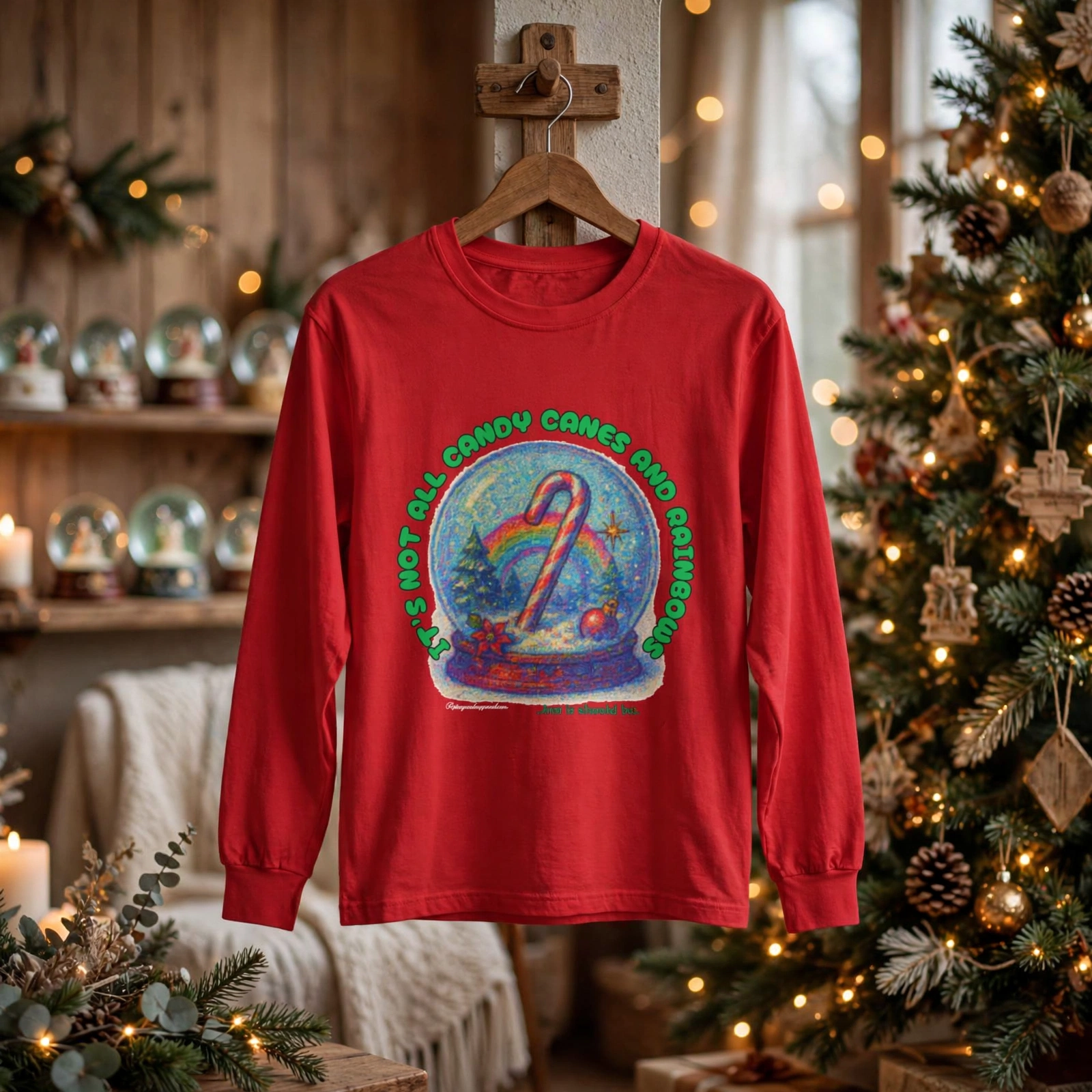 Candy and Rainbows long sleeve tee