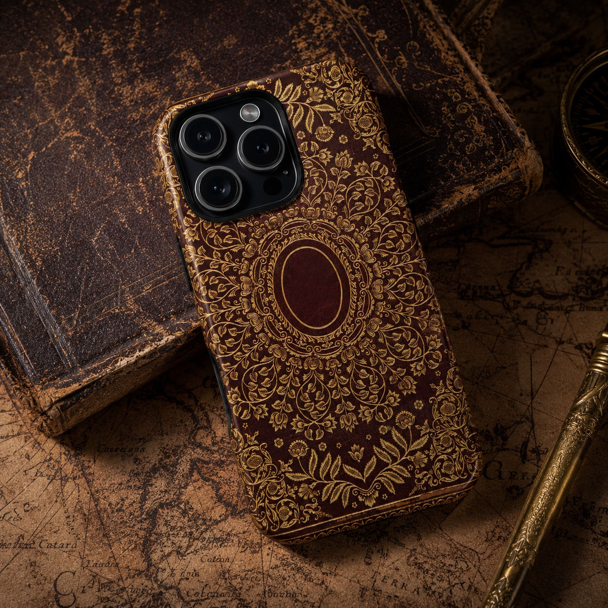 Vintage Floral Mandala iPhone Case