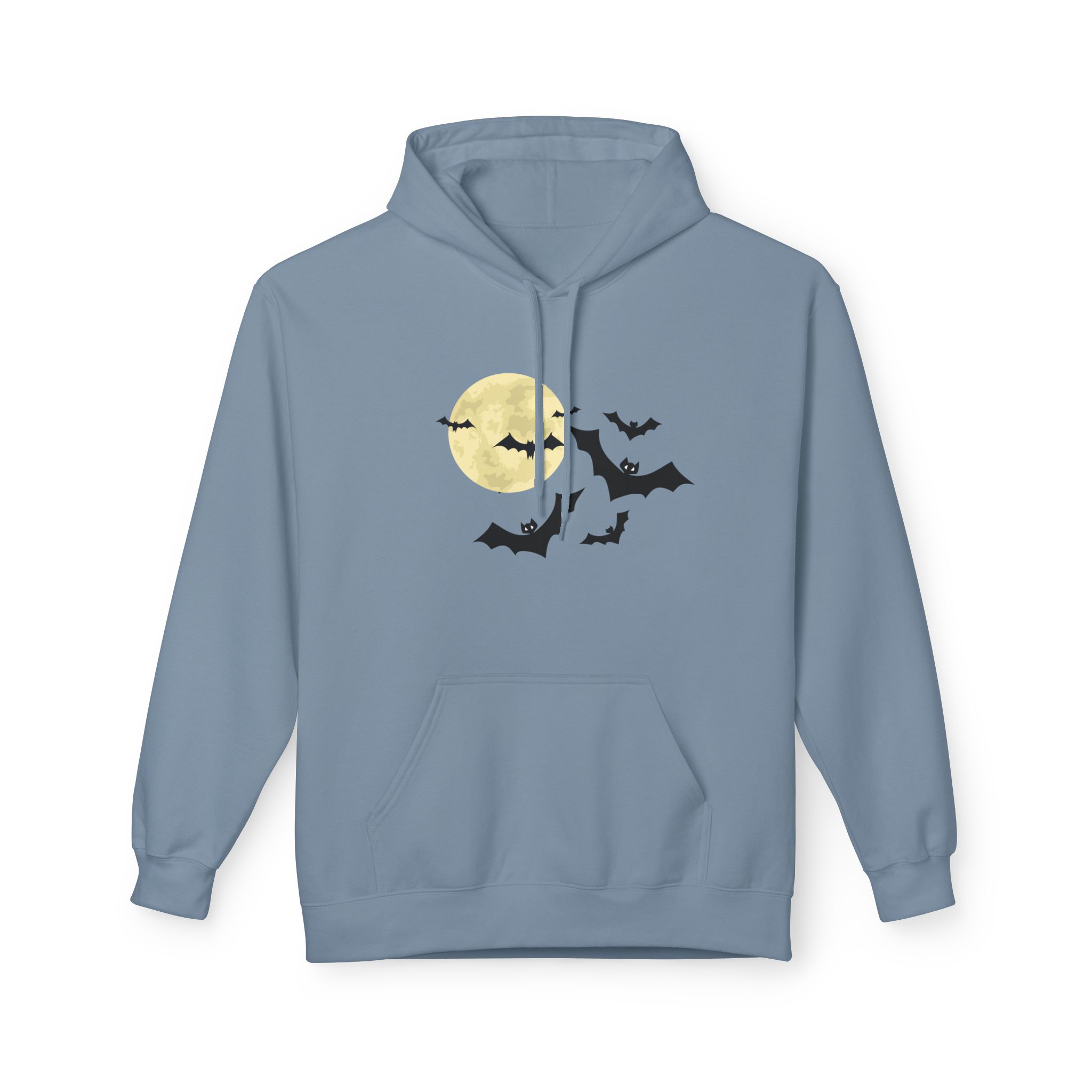 Halloween Night Bat Silhouette Hoodie - view 2