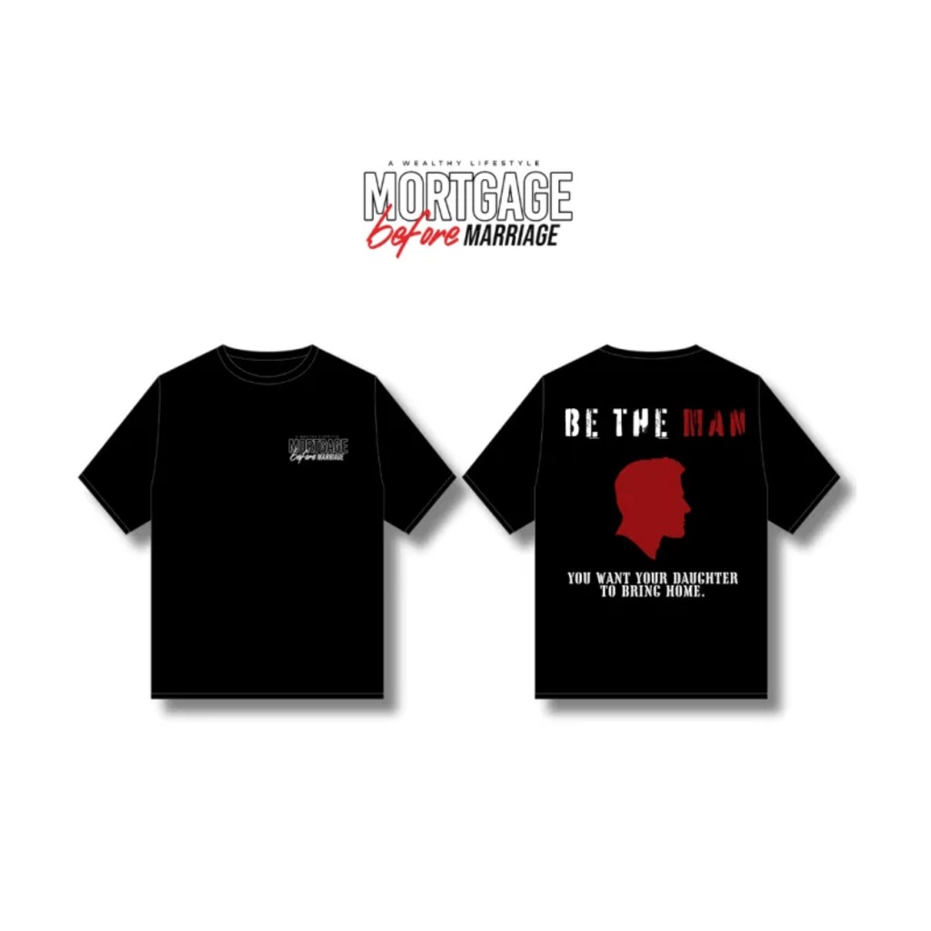 Be The Man silhouette Dad T-shirt | Daughter protection slogan tee