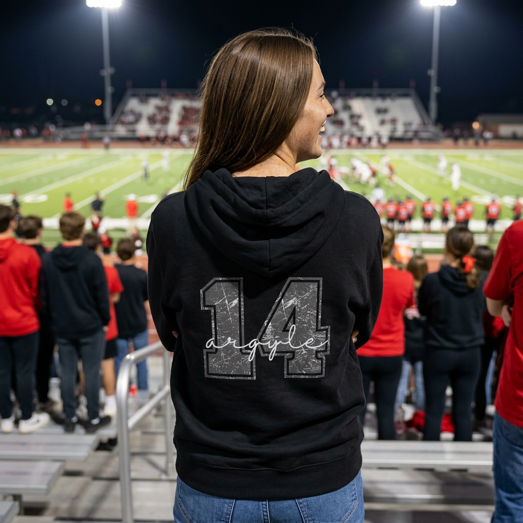 Eagles Vintage Distressed 14 Hoodie