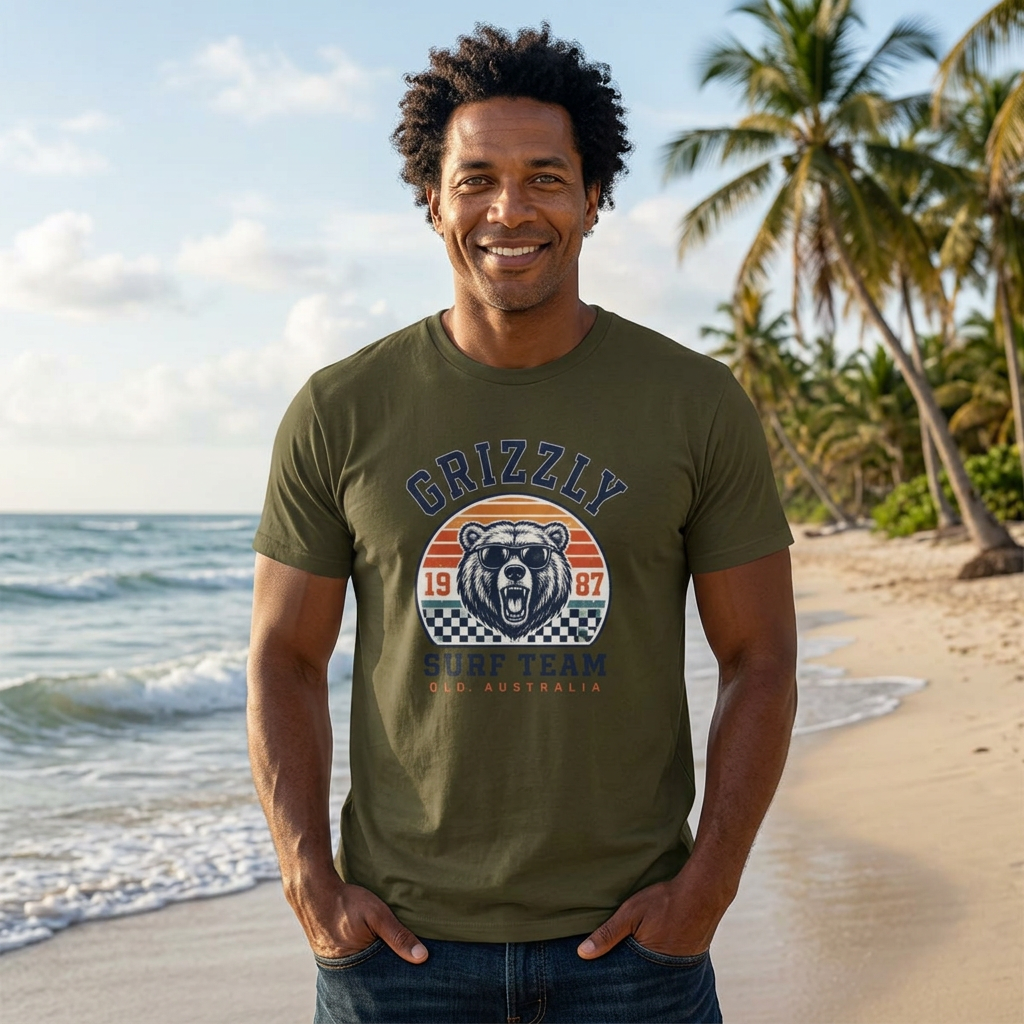 87 Grizzly Surf Team Retro Tee