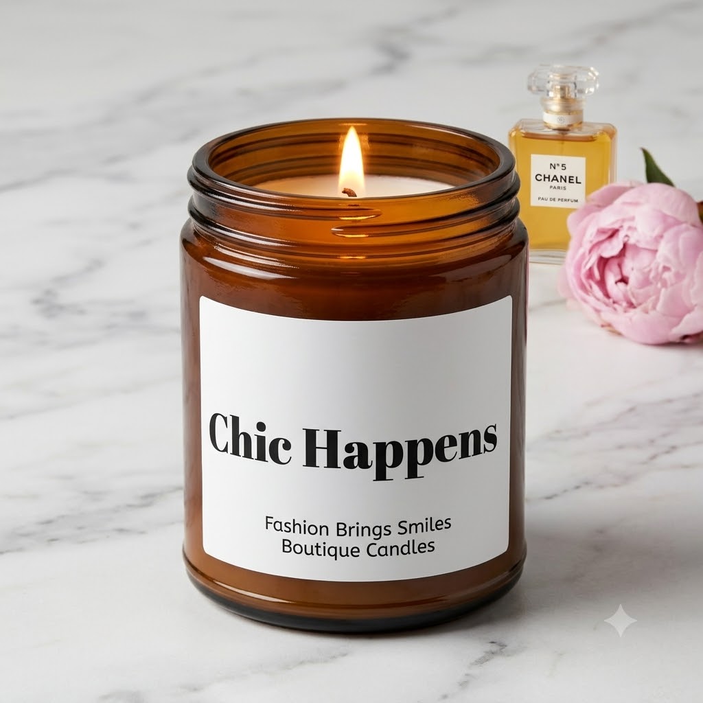 Chic Happens Scented Soy Candle | Chic Fashion Gift