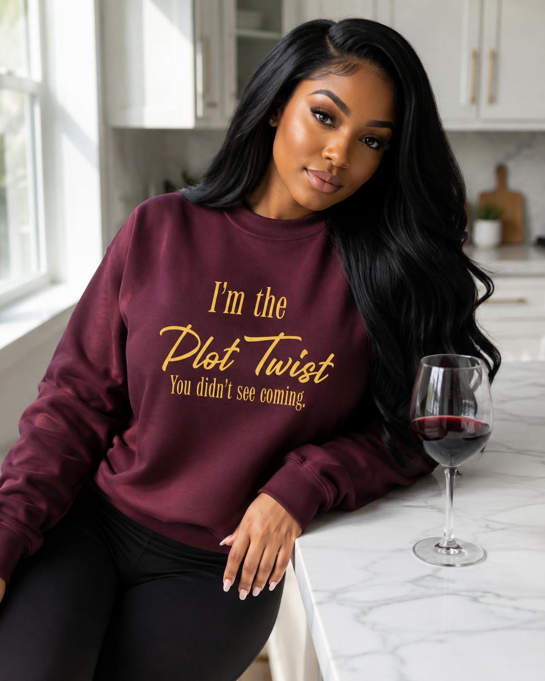 I'm the Plot Twist Sweatshirt | Empowerment Crewneck