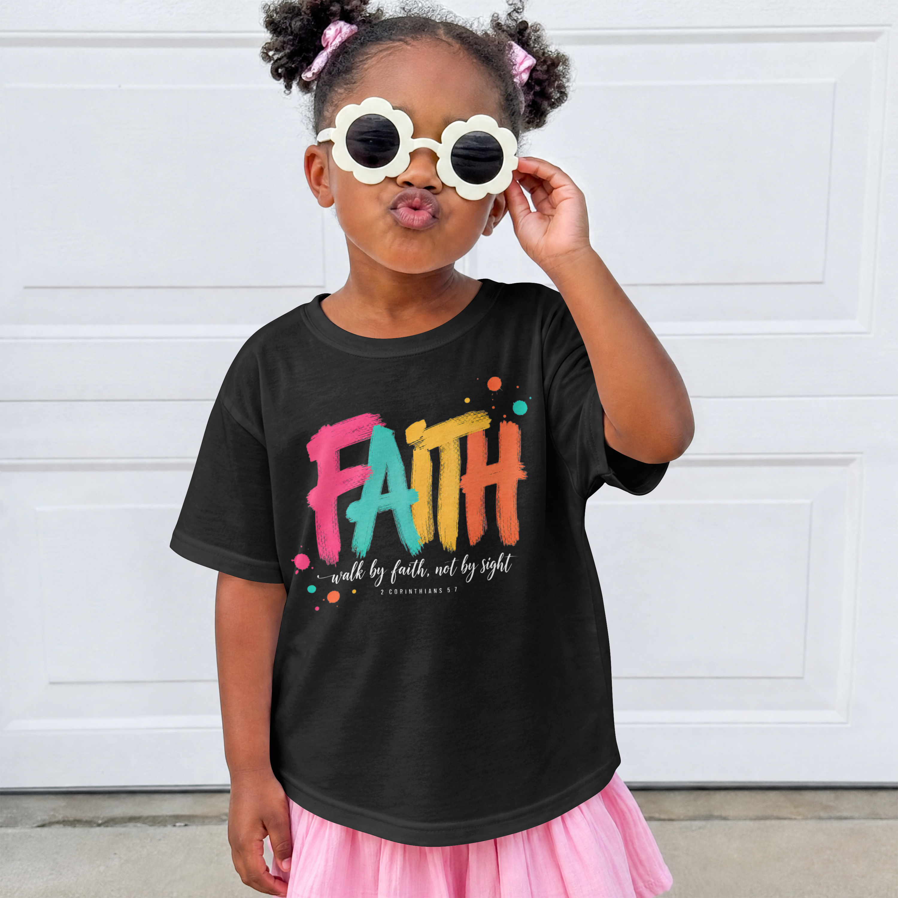 Toddler Faith Shirt | Colorful Christian Toddler Tee