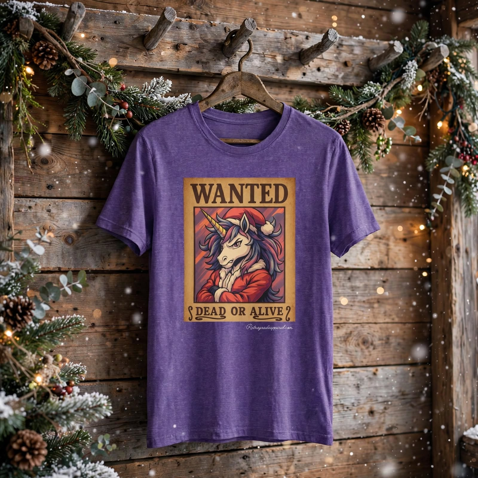 Unicorn Wanted T-Shirt, Humor Tee, Unisex Cotton, Graphic Shirt