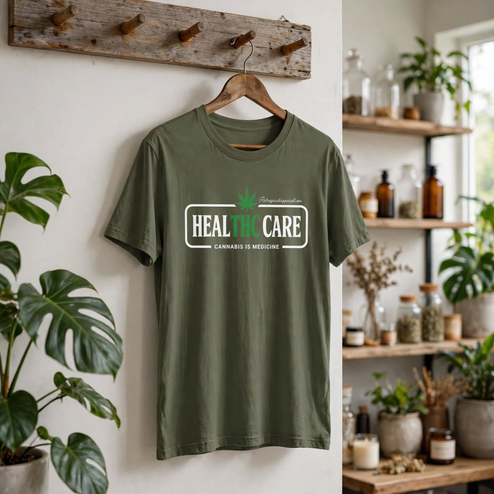 Healthcare: Cannabis Is Medicine T-Shirt, Medical Marijuana Tee
