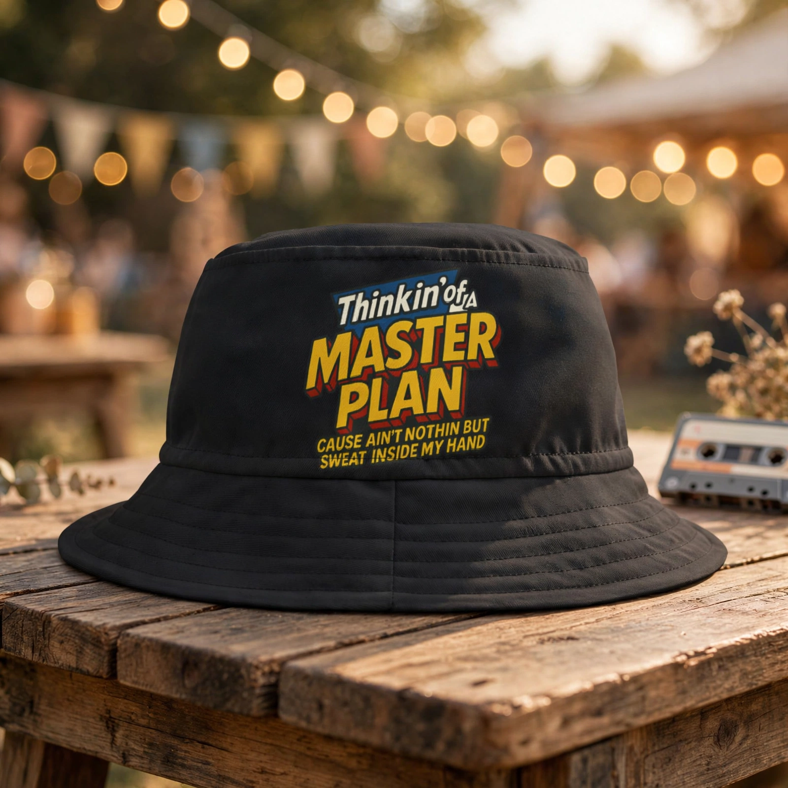 Master Plan Bucket Hat - Fun, Stylish AOP Accessory, Perfect for Summer, Festivals, Gift for Creative Minds, Trendy Sun Protection