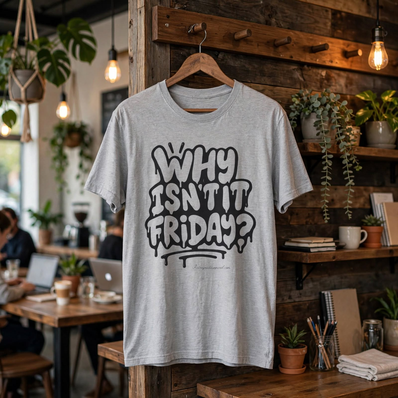 "Why Isn't It Friday?" Funny Weekend Vibes Graphic Tee