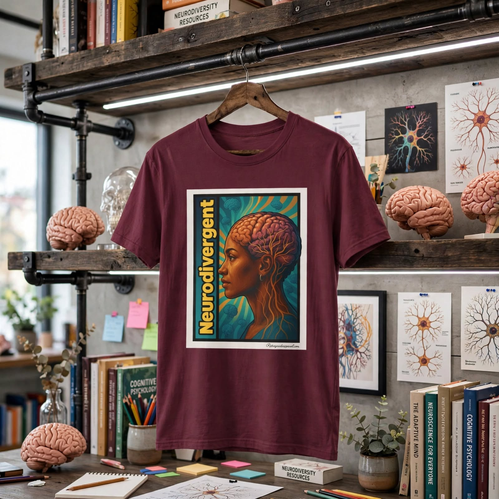 Neurodivergent Tee, Autism and mental health awareness tee