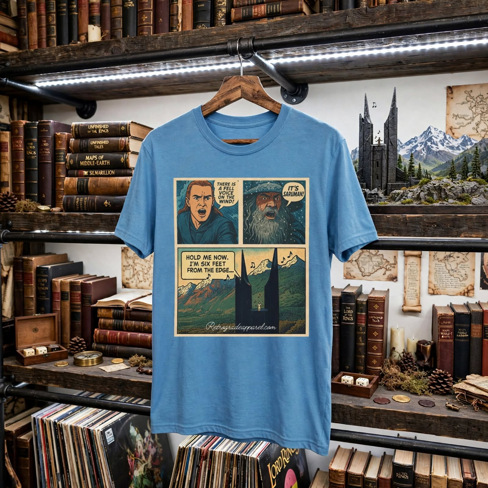 A Fell Voice Retrograde Apparel, 80s, Gift, Retro Tee, Funny