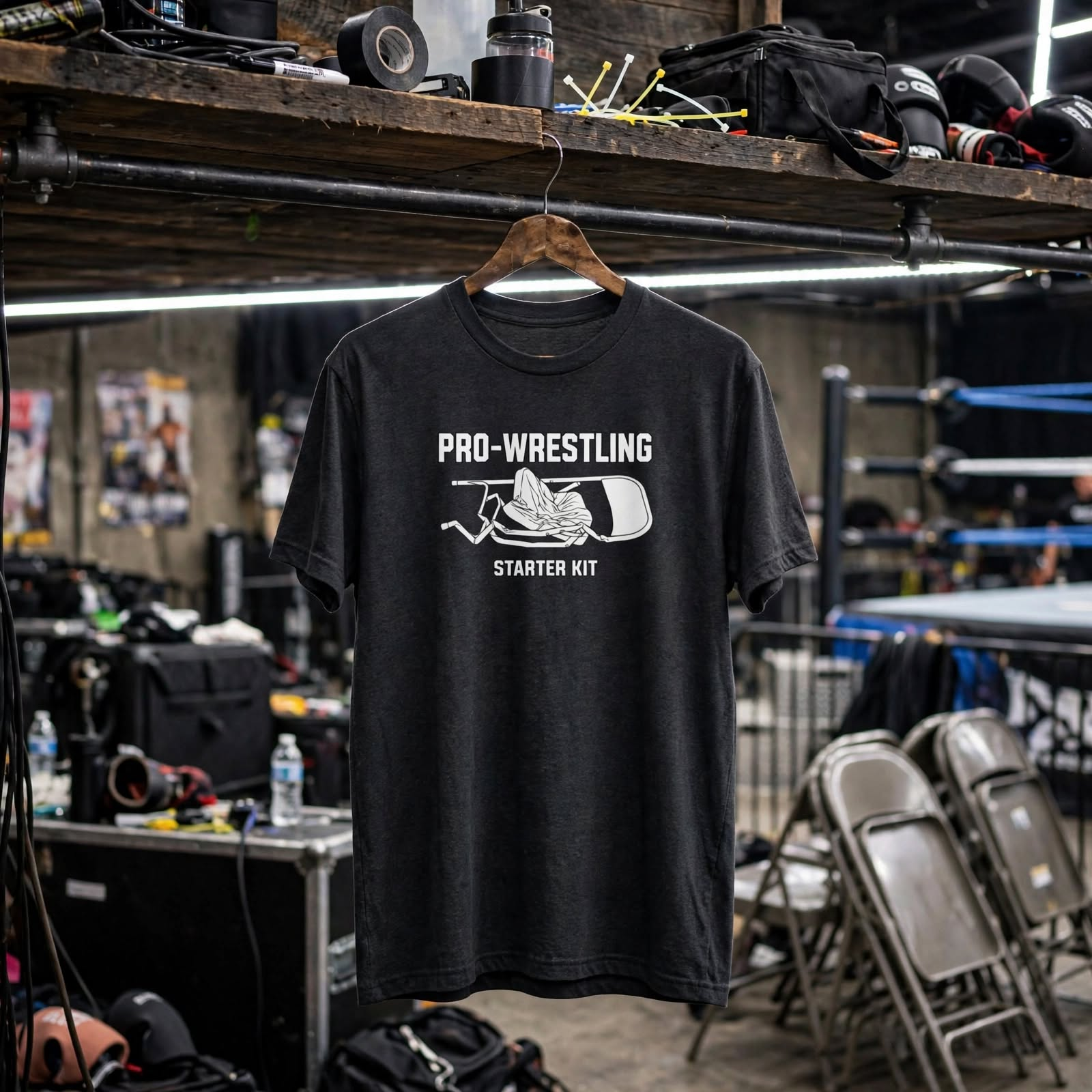 Pro-Wrestling Starter Kit tee, Wrestling Fan Tee, Sports Entertainment Top, Graphic T-Shirt