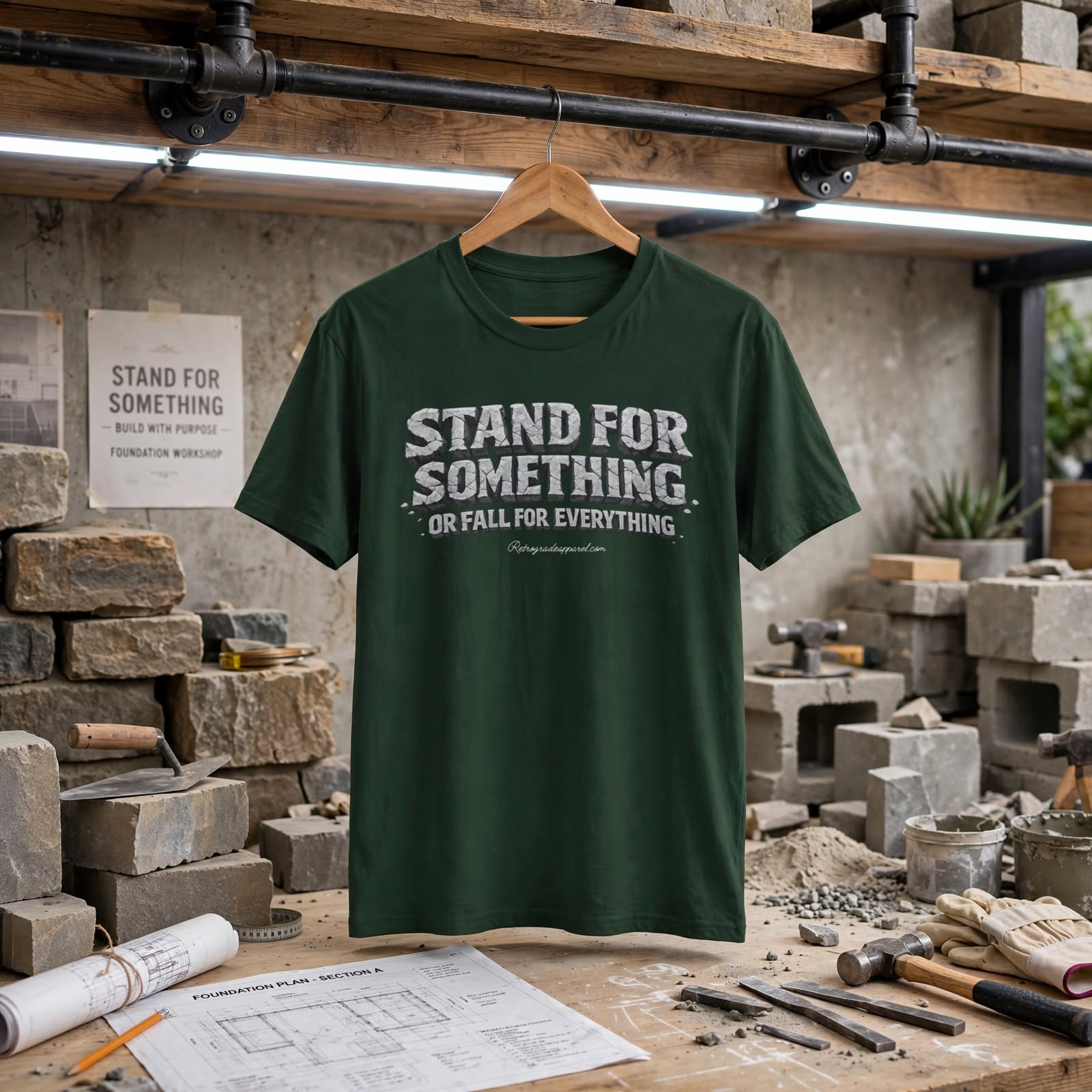 Stand for Something or fall for everything T-Shirt, Cozy Graphic Tee for the mentally free