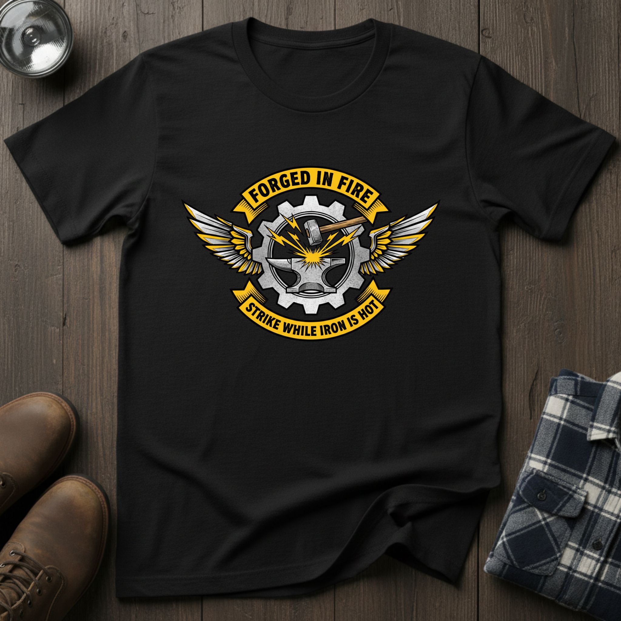 Forged in Fire, workshop T-shirt