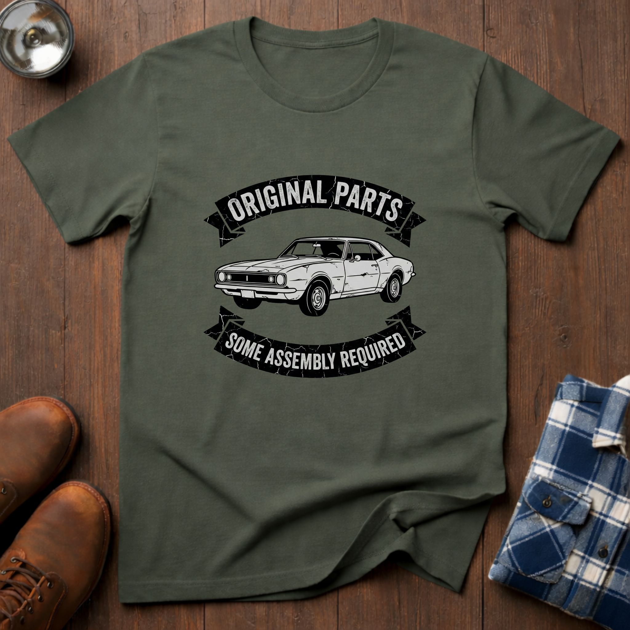 Original parts, funny car guy T-shirt