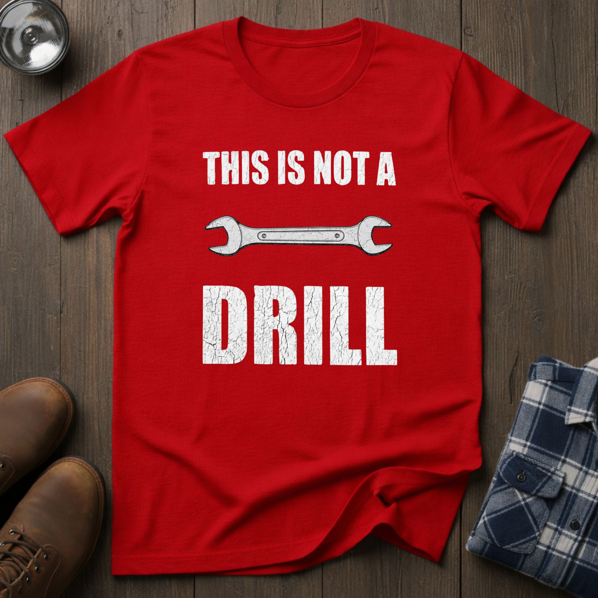 This Is Not a Drill – Wrench Edition, funny handyman T-shirt