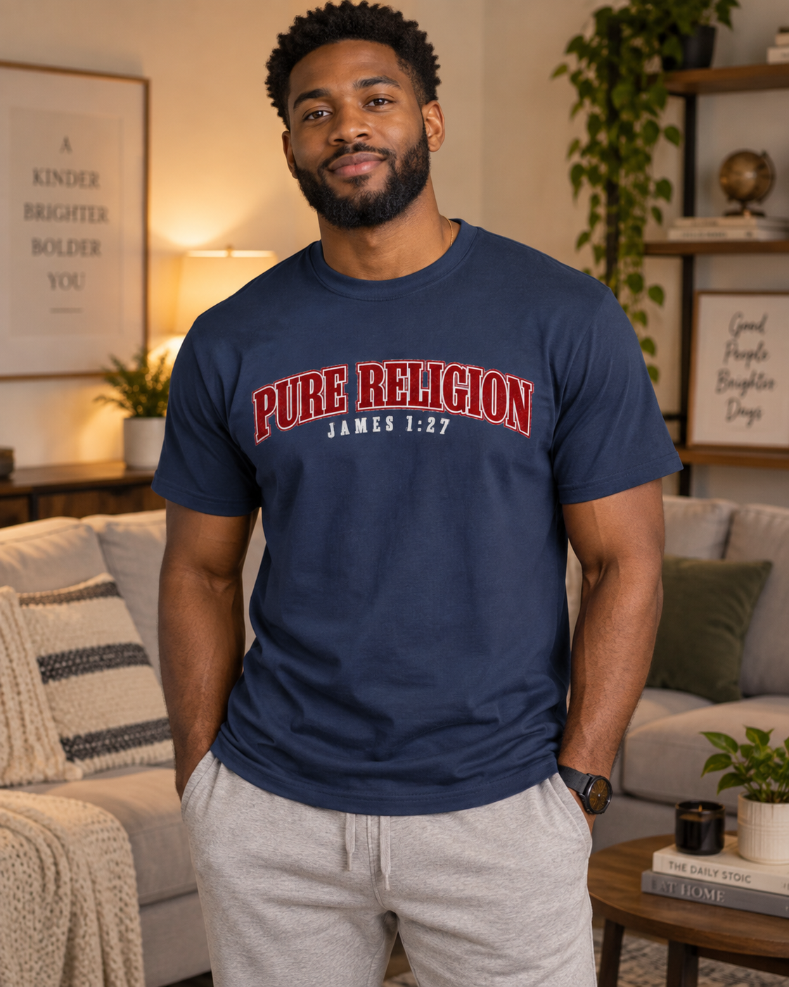 Pure Religion arched text T-Shirt | vintage collegiate style: other