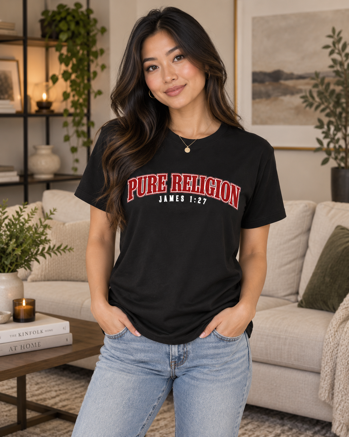 Pure Religion arched text T-Shirt | vintage collegiate style: other