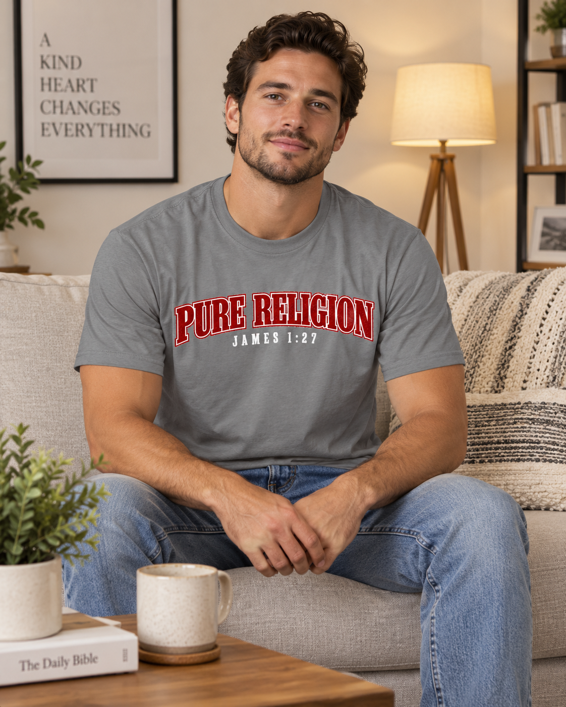 Pure Religion arched text T-Shirt | vintage collegiate style: other