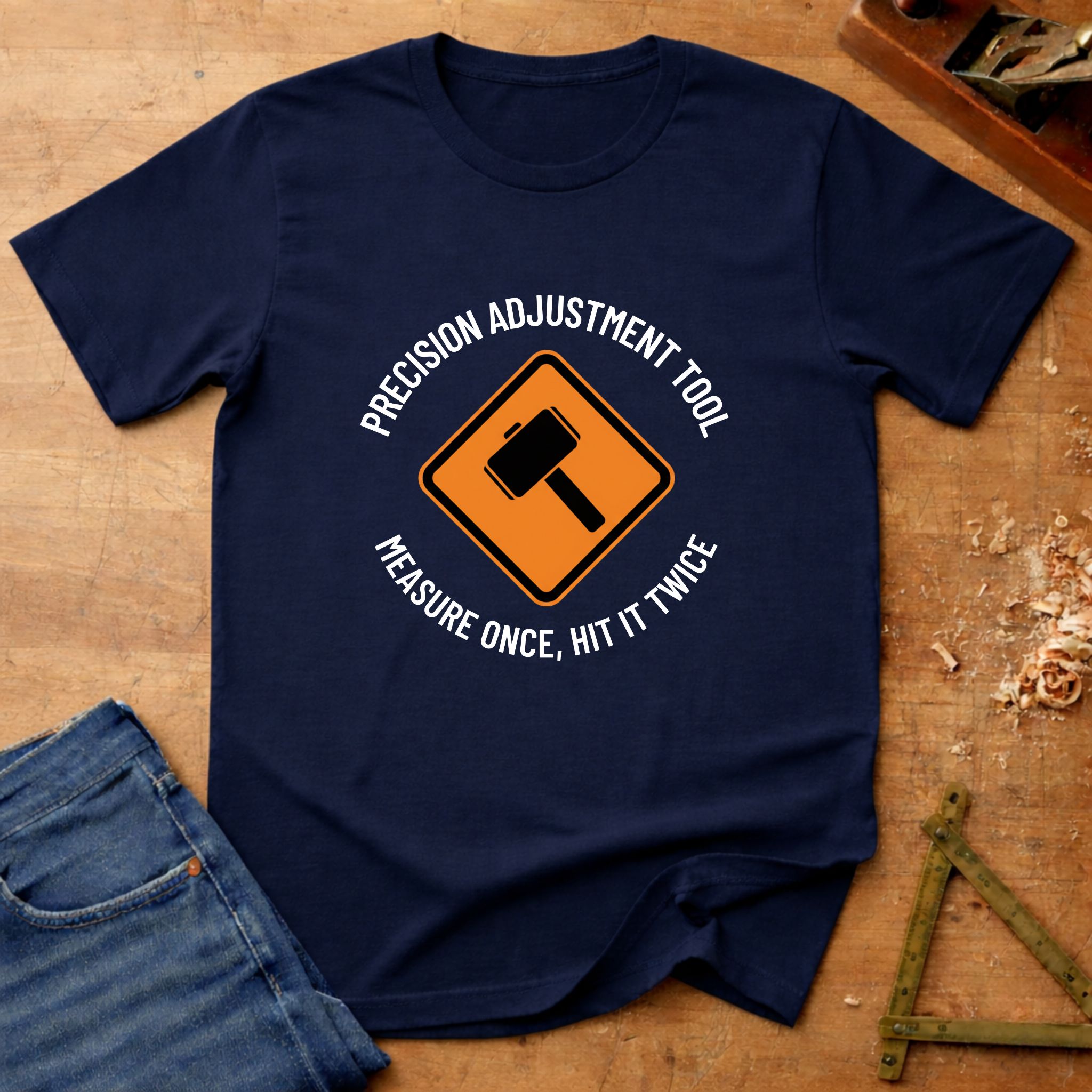 Precision Adjustment Tool, funny handyman T-shirt